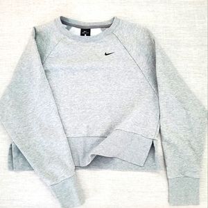 Cropped Grey Nike Sweatshirt